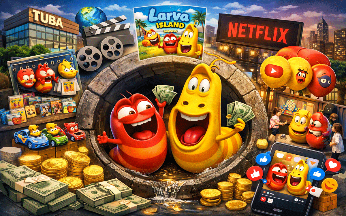 ลาร์วา: การผจญภัยสุดฮาในท่อระบายน้ำของเมือง